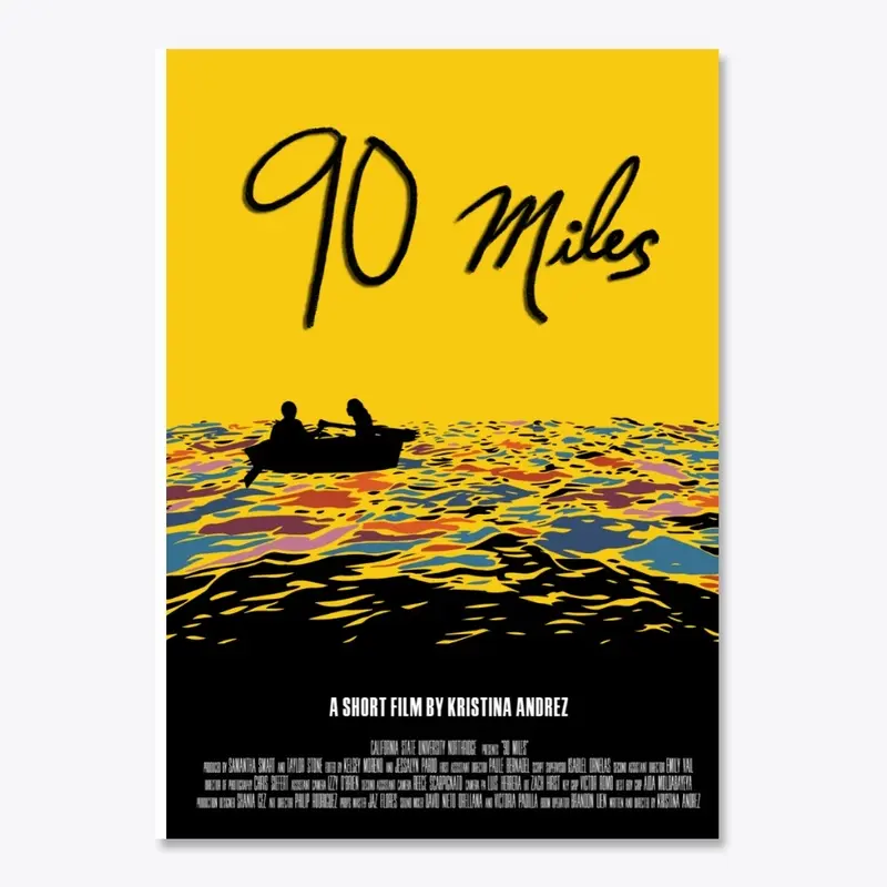 90 Miles Sticker